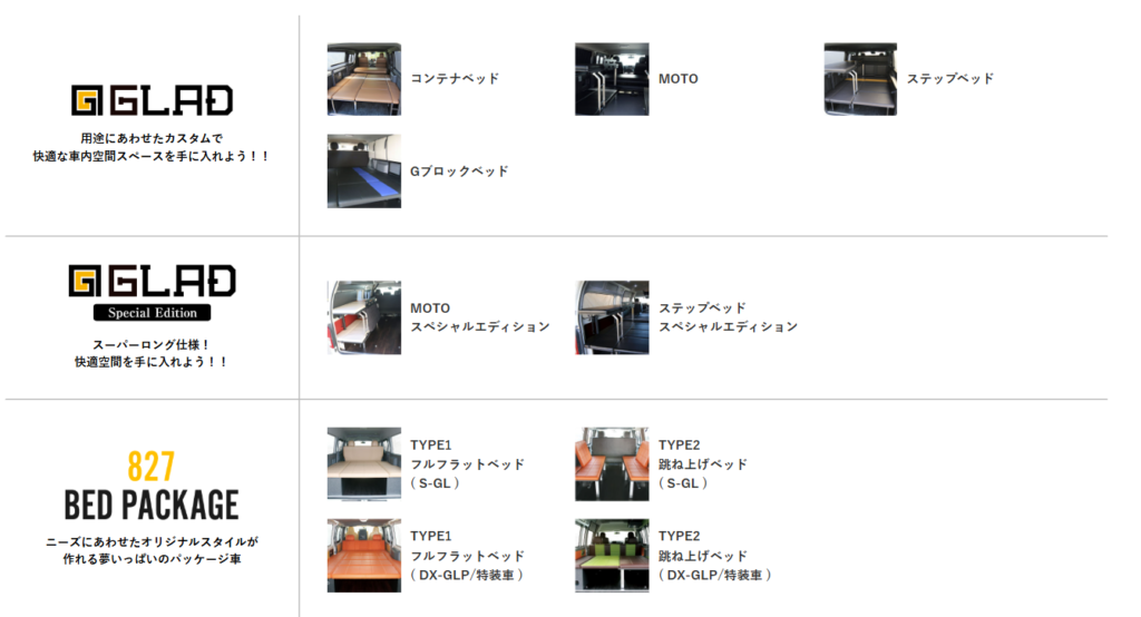 ハイエース新車パッケージ